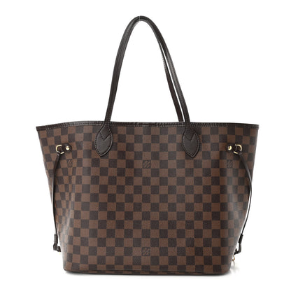 Louis Vuitton Damier Ebene Neo Neverfull MM Rose Ballerine 1 of 13