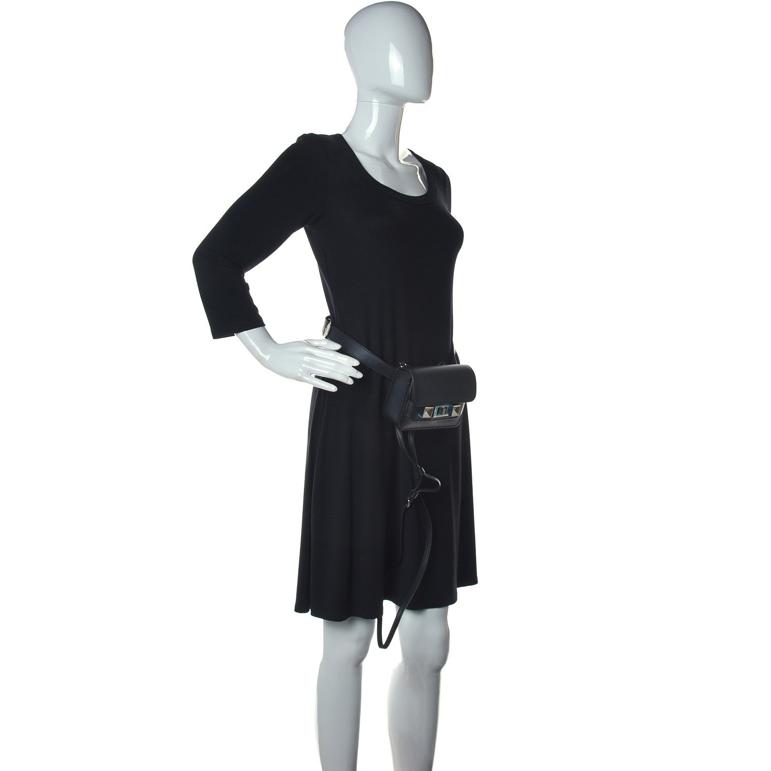 Proenza Schouler Calfskin Micro PS11 Belt Bag Black 2 of 13