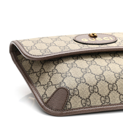 Gucci GG Supreme Monogram Neo Vintage Web Belt Bag Brown 10 of 12
