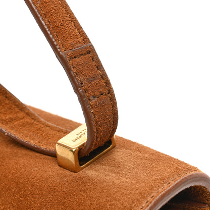 Saint Laurent Suede Small Dylan Snake Monogram Satchel Fox 11 of 12