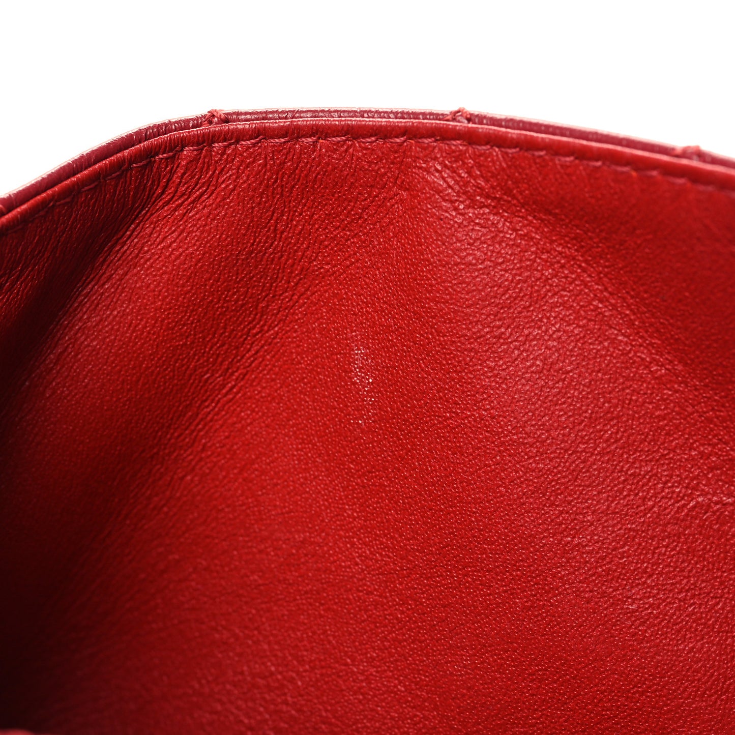 Aged Calfskin Quilted 2.55 Reissue Mini Flap Red