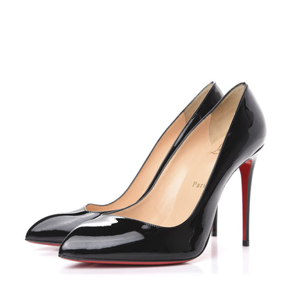 Christian Louboutin Patent Corneille 100 Pumps 40.5 Black 3 of 8