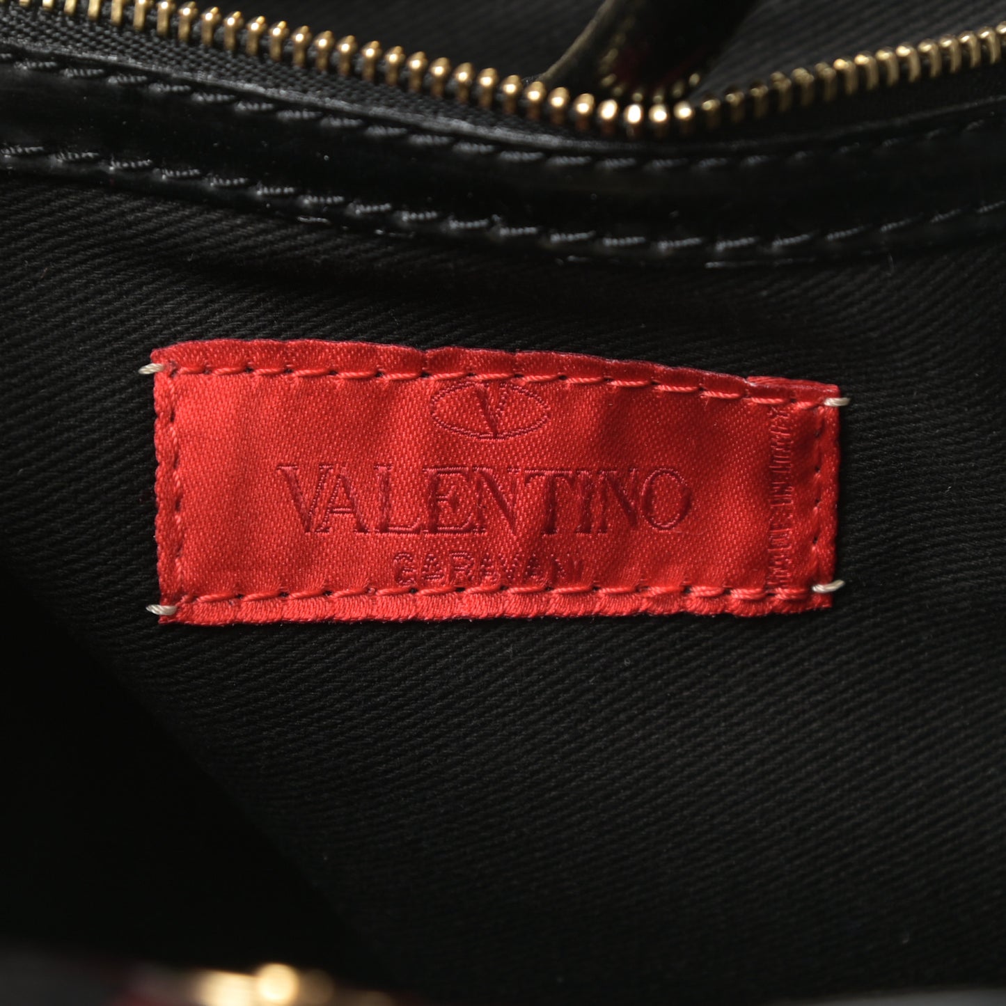 Patent Lacca Bow Tote Black