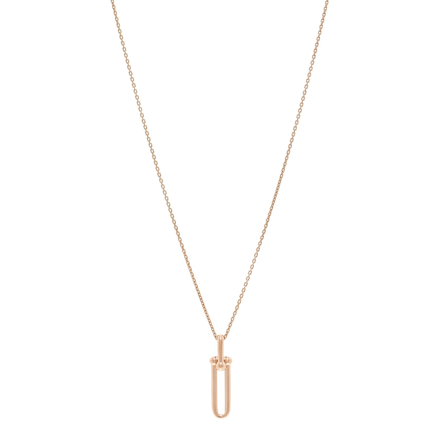 18K Rose Gold Hardwear Link Pendant Necklace