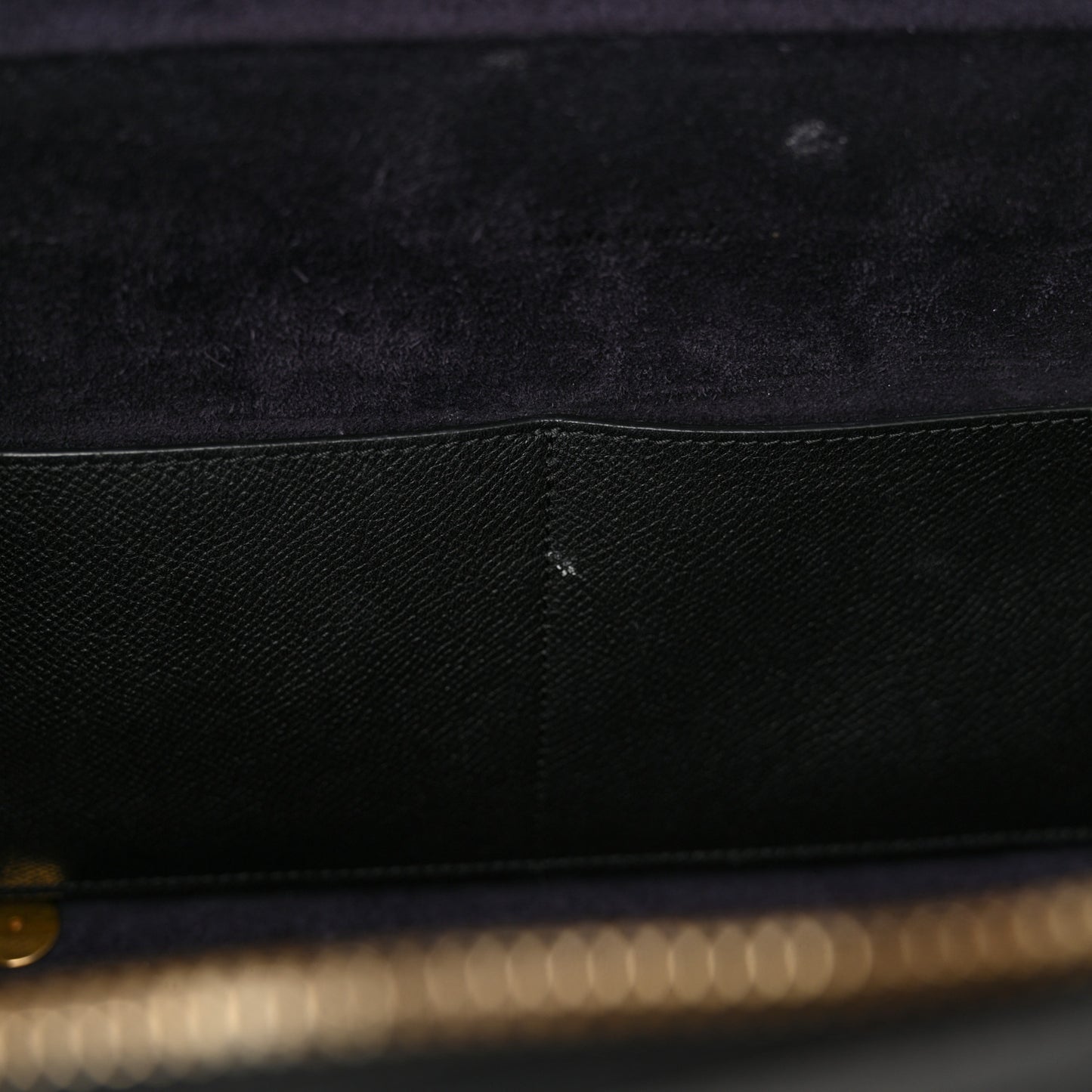 Grained Calfskin Mini Belt Bag Black