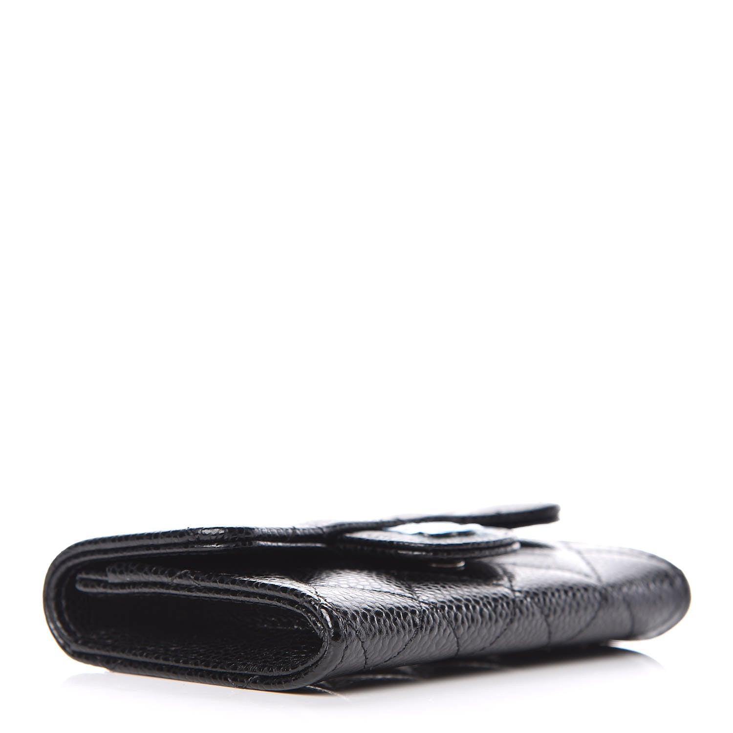 Chanel Caviar Quilted Flap Card Holder Black 4 of 9