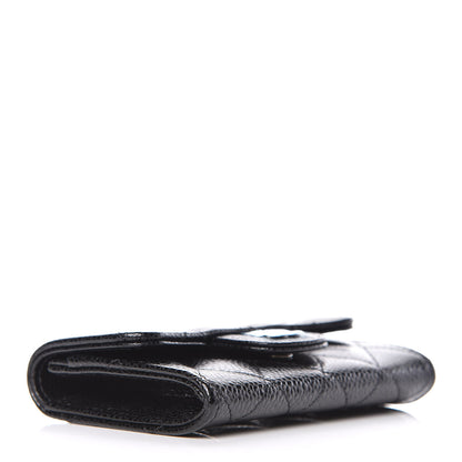 Chanel Caviar Quilted Flap Card Holder Black 4 of 9