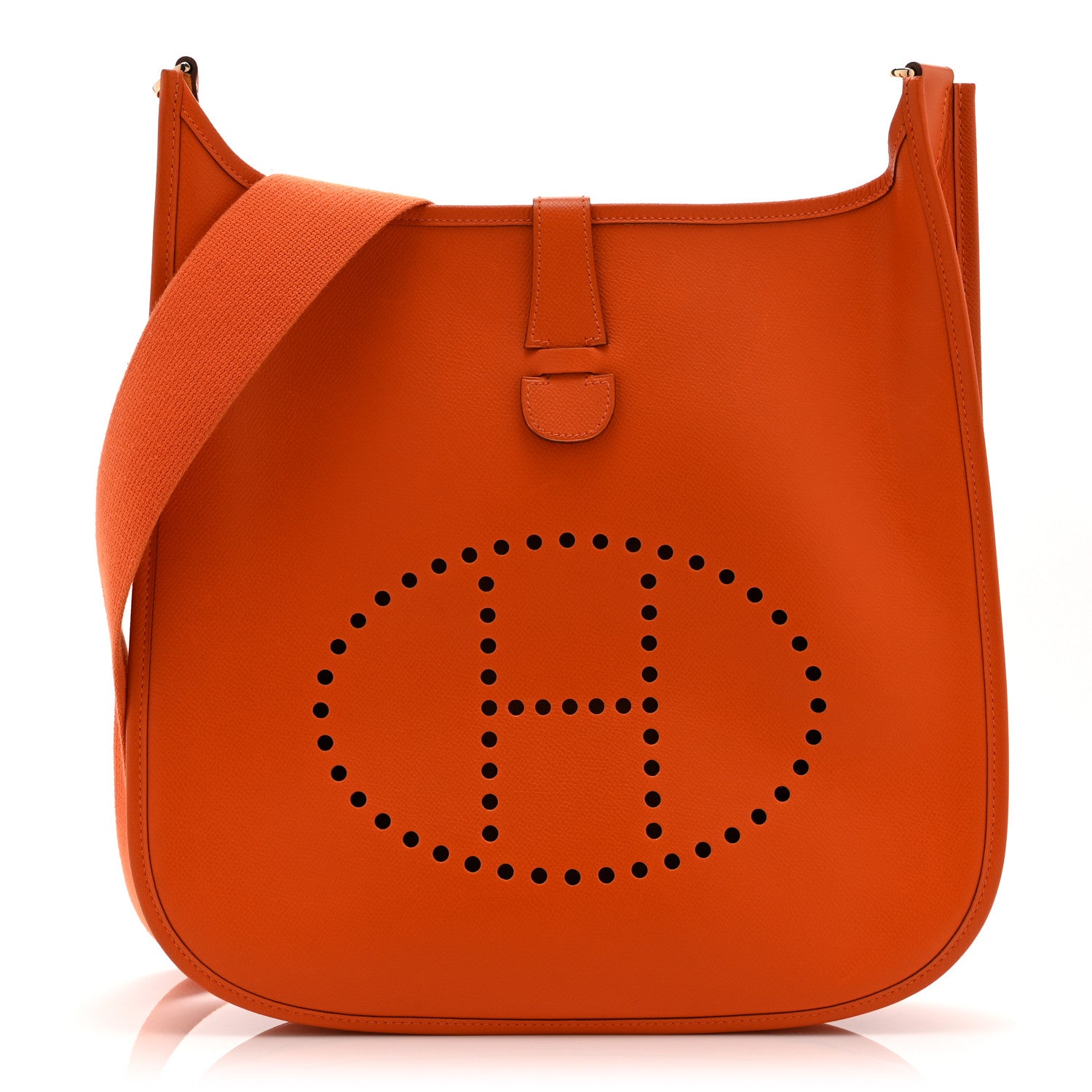 Hermes Epsom Evelyne II GM Orange 1 of 11