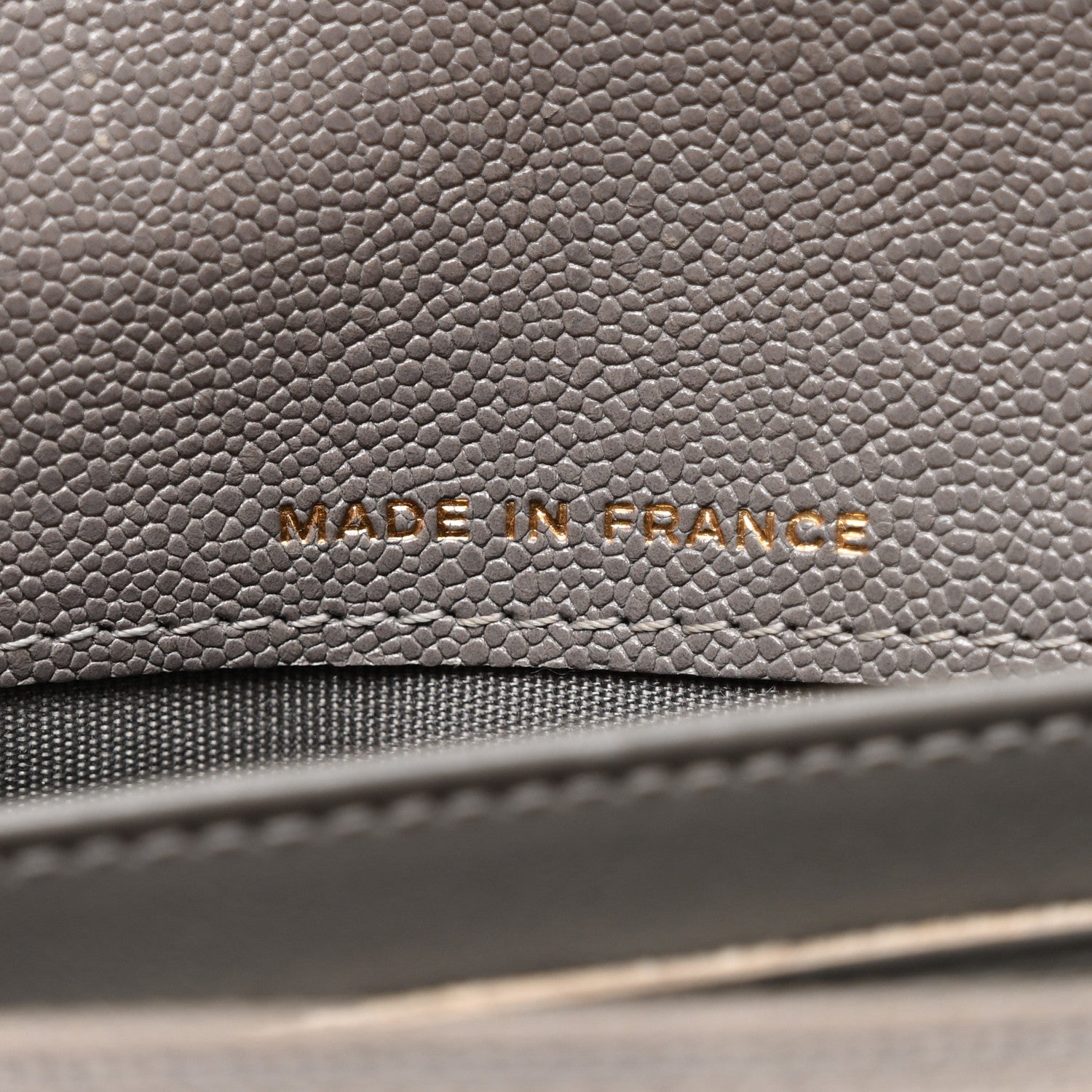 Chanel Caviar Quilted Medium Boy Flap Wallet Grey 7 of 11