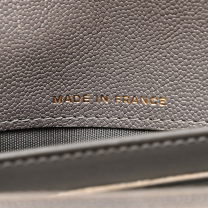 Chanel Caviar Quilted Medium Boy Flap Wallet Grey 7 of 11