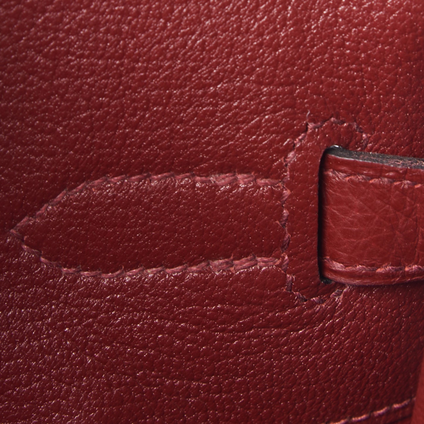 Taurillon Clemence Birkin 35 Rouge H