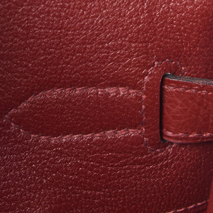Hermes Taurillon Clemence Birkin 35 Rouge H 17 of 30