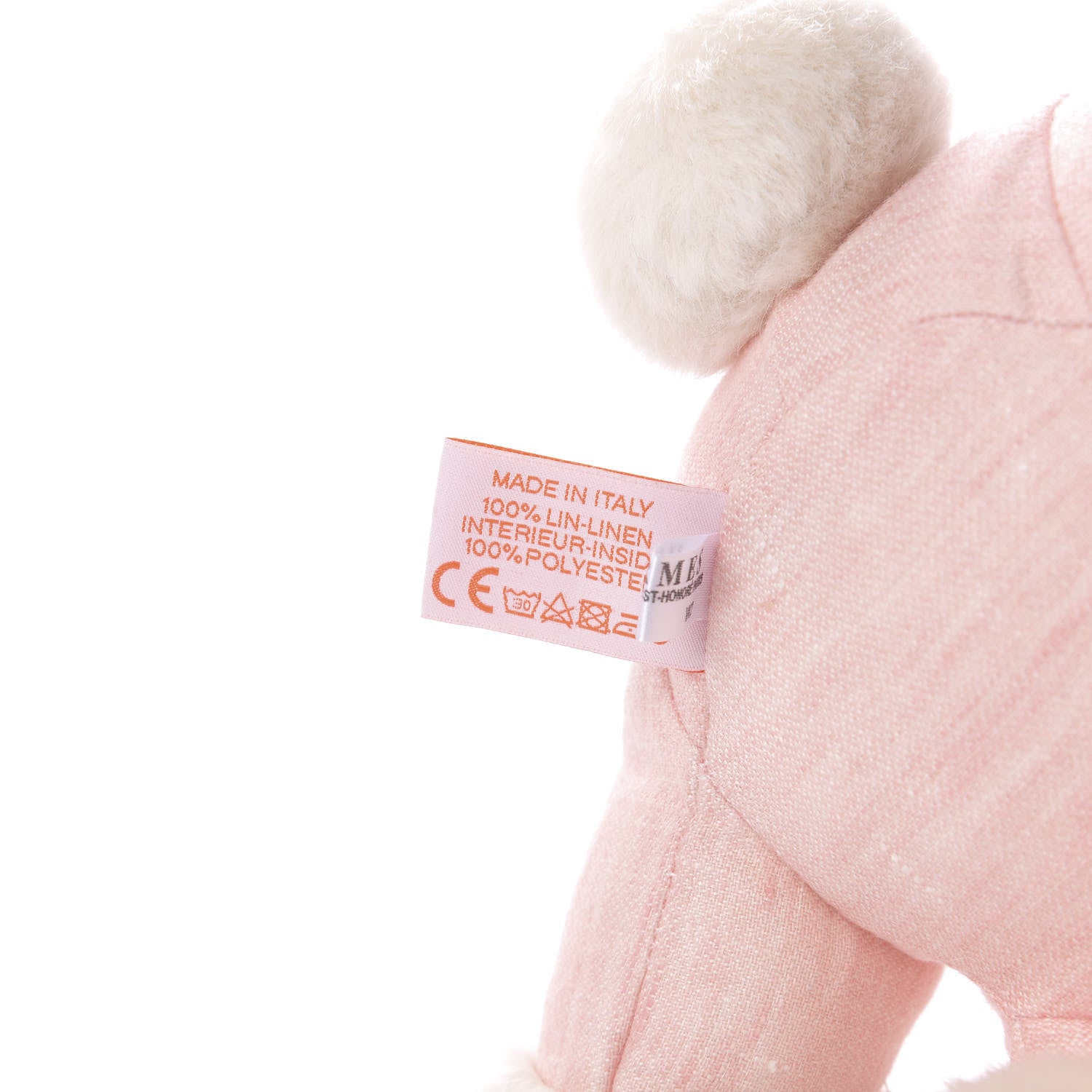 Hermes Linen Baby Hermy Plush Toy Rose Lilas 10 of 11