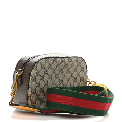 Gucci GG Supreme Monogram Web Neo Vintage Shoulder Bag Beige New Acero Crop 3 of 11