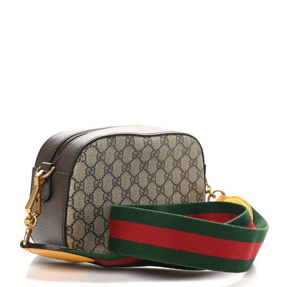 Gucci GG Supreme Monogram Web Neo Vintage Shoulder Bag Beige New Acero Crop 3 of 9