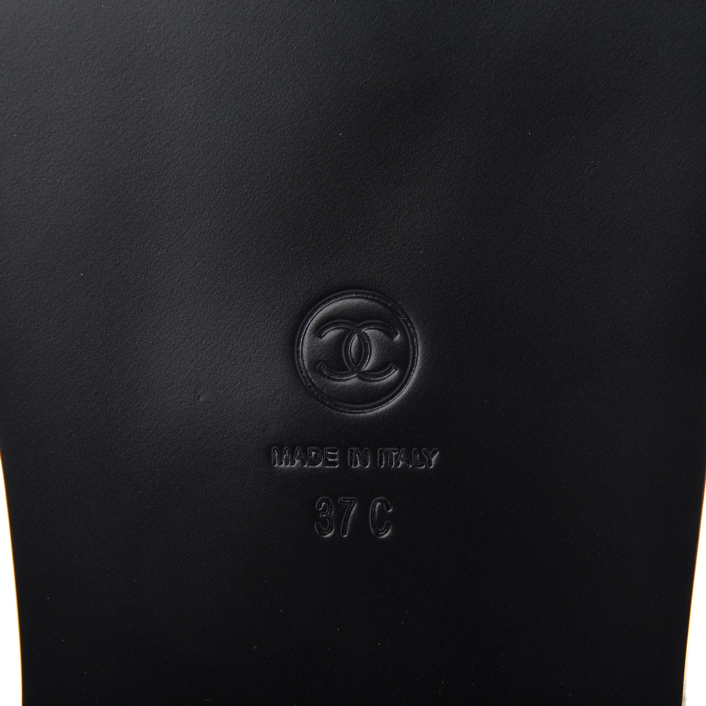 Lambskin Velcro Dad Sandals 37 Black