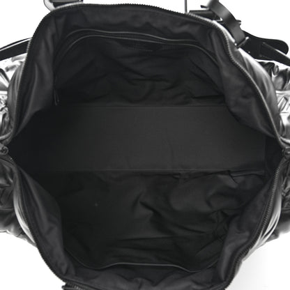 Louis Vuitton Lambskin Monogram Keepall Puffer XL Bandouliere 75 Black 5 of 11
