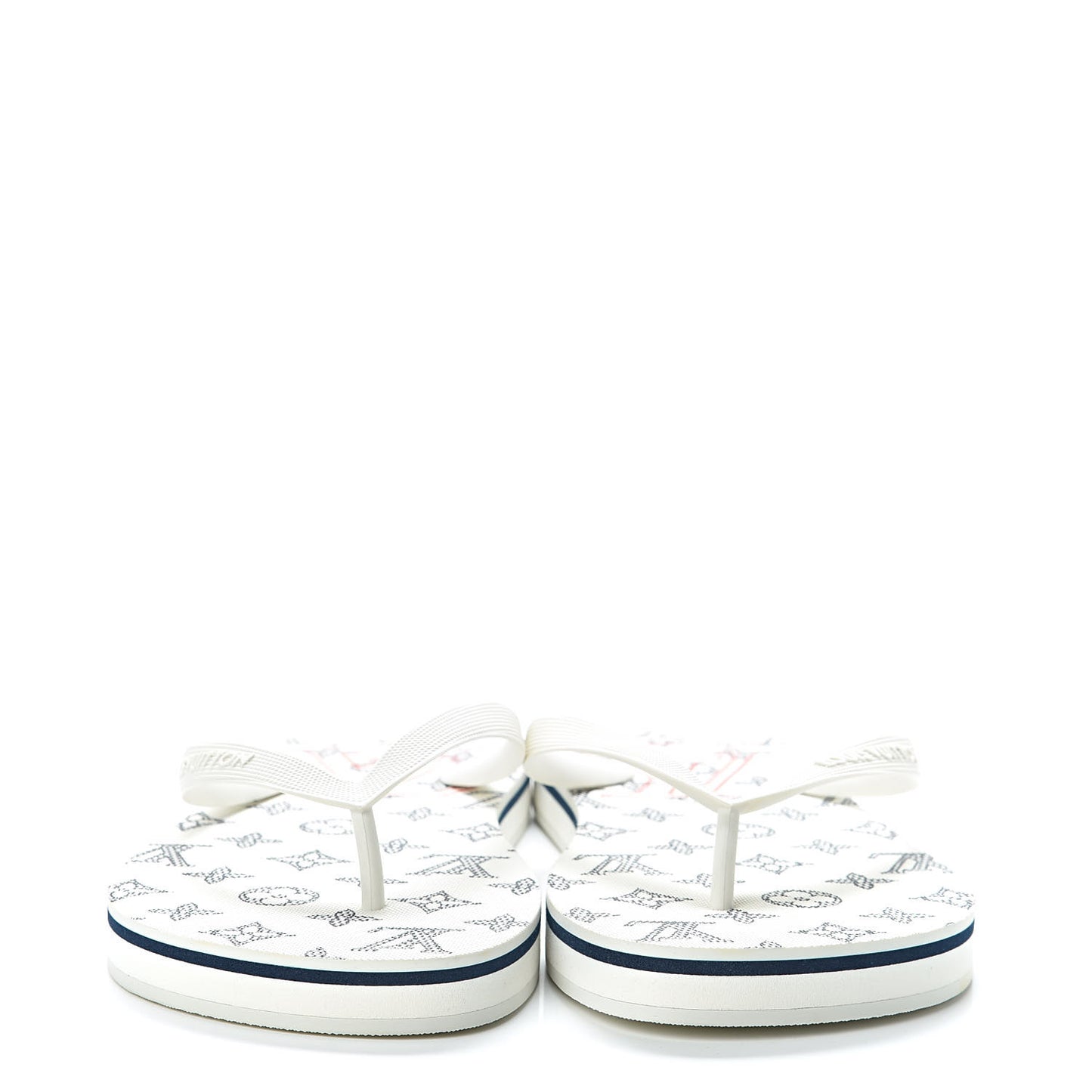 Rubber Molitor Thong Sandals 8 White