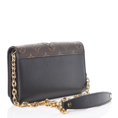 Louis Vuitton Veau Satin Monogram Twist Chain Wallet 3 of 9