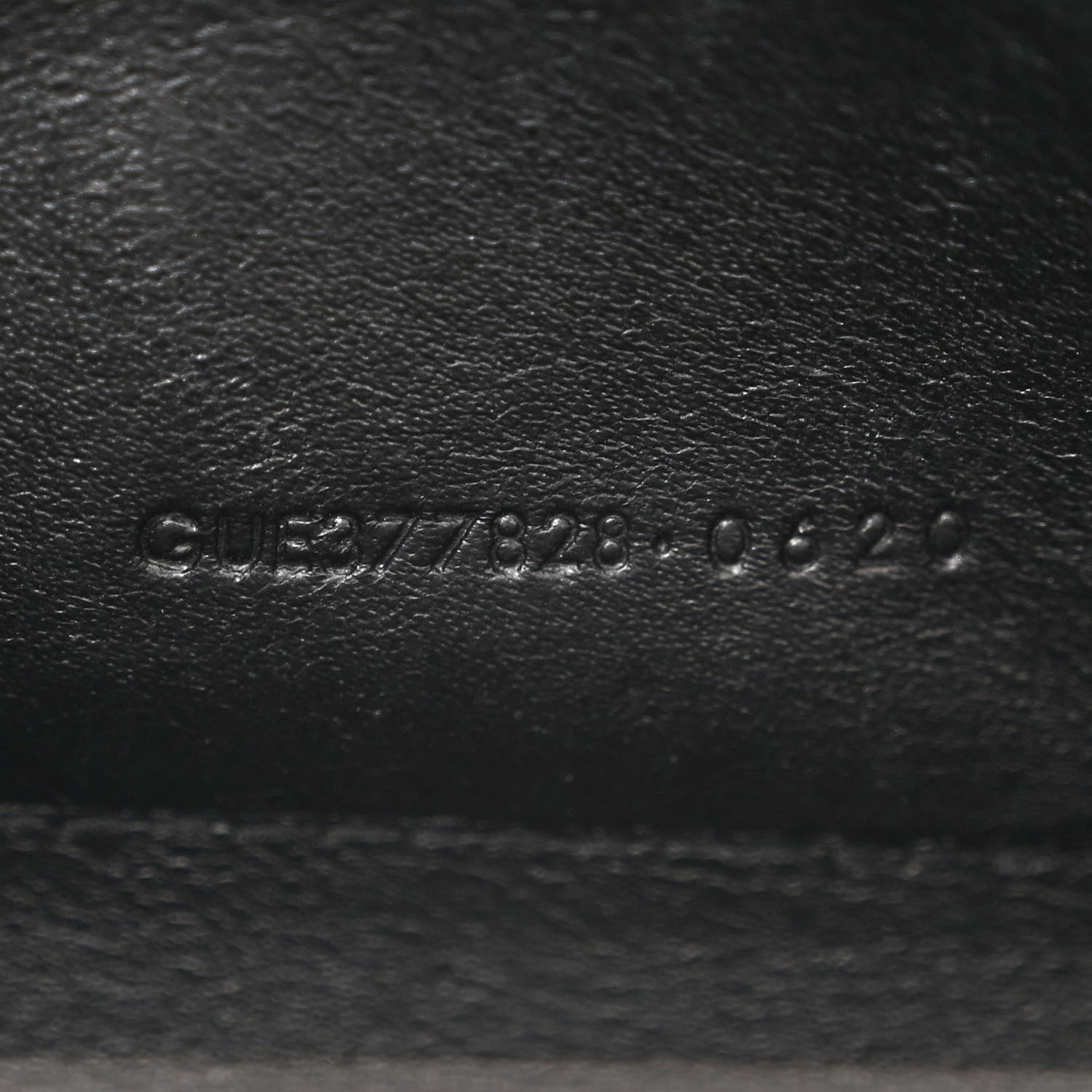 Saint Laurent Grain De Poudre Matelasse Chevron Monogram Chain Wallet Earth 7 of 12