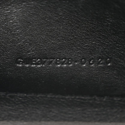 Saint Laurent Grain De Poudre Matelasse Chevron Monogram Chain Wallet Earth 7 of 12