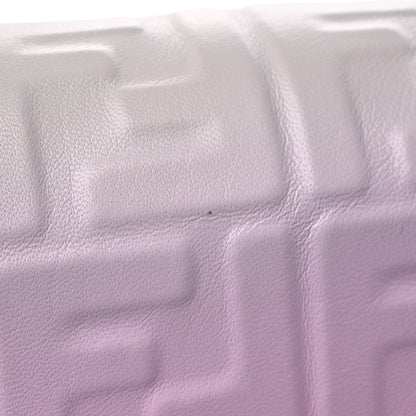 Fendi Nappa FF 1974 Embossed Baguette Pink Multicolor 9 of 9