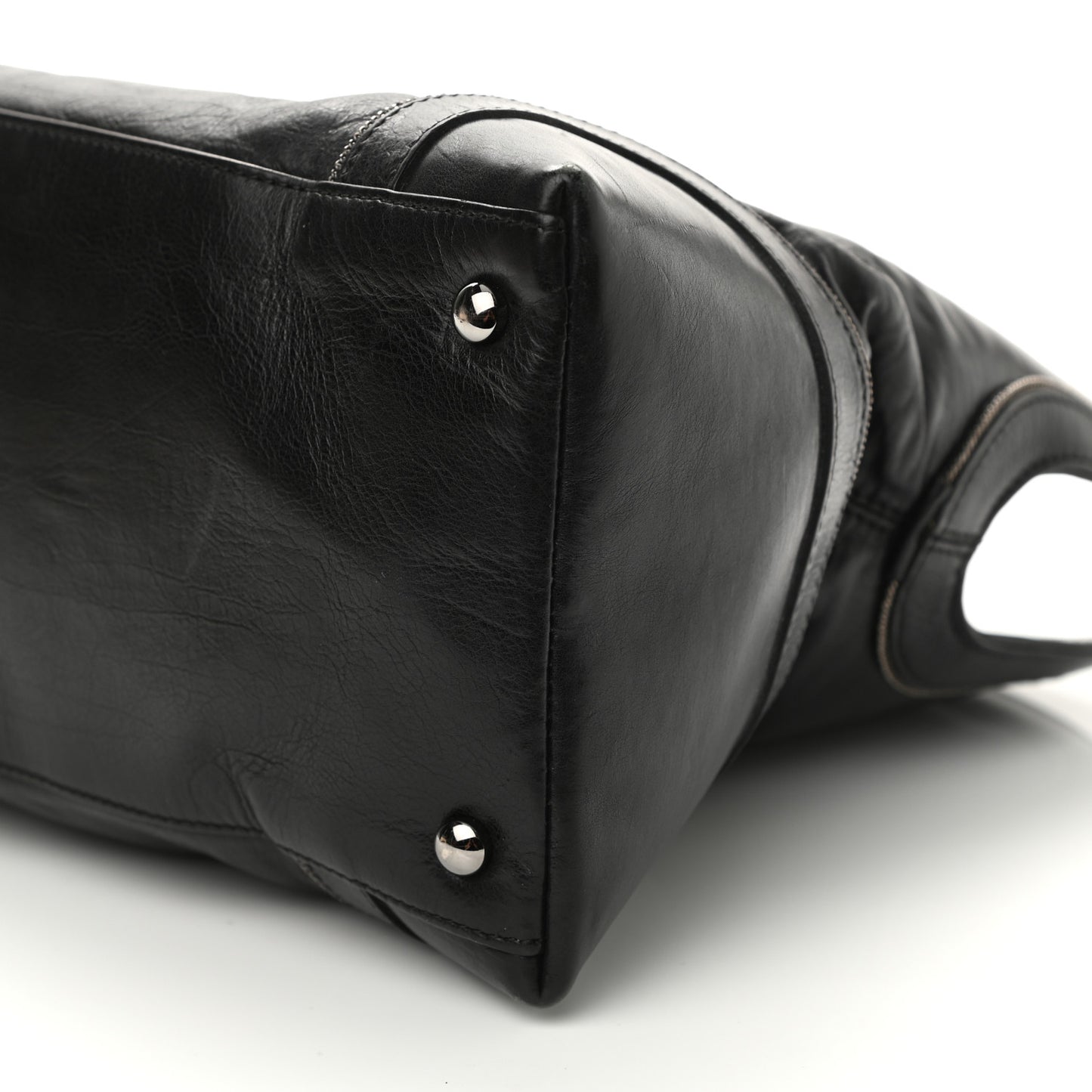 Lambskin East West Soho Shopper Black