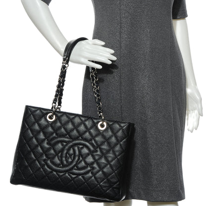 Chanel Caviar Grand Shopping Tote GST Black 2 of 8