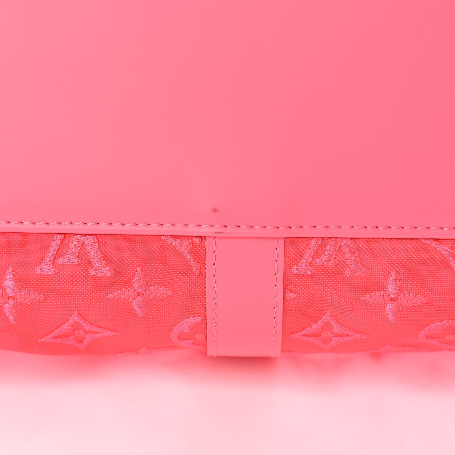 Louis Vuitton Monogram Fluo See Through Keepall Bandouliere 50 Rose 11 of 13