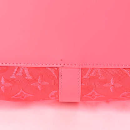 Louis Vuitton Monogram Fluo See Through Keepall Bandouliere 50 Rose 11 of 13