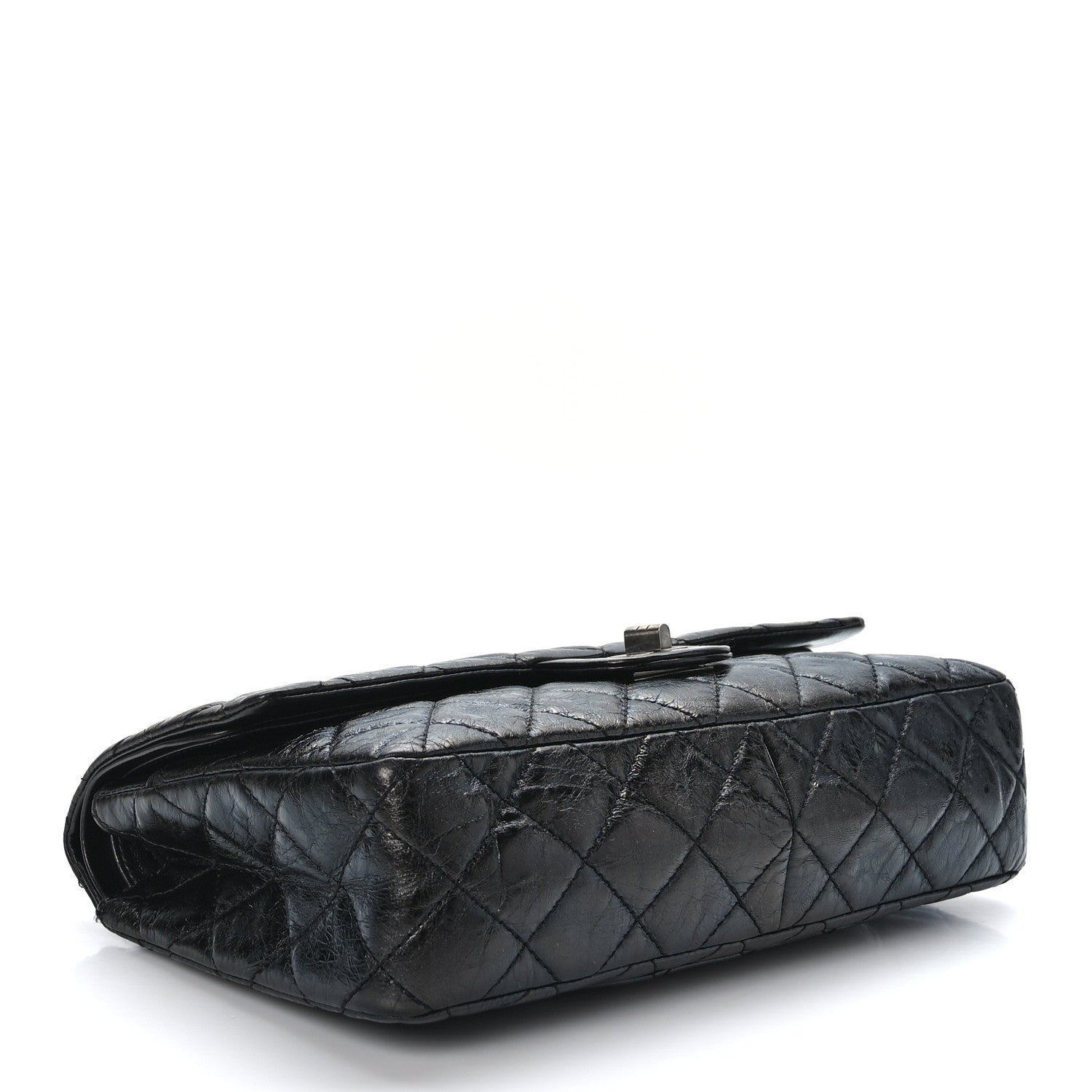 Chanel Metallic Aged Calfskin 2.55 Reissue 227 Flap Black 4 of 9