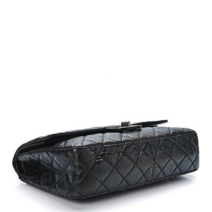 Chanel Metallic Aged Calfskin 2.55 Reissue 227 Flap Black 4 of 9