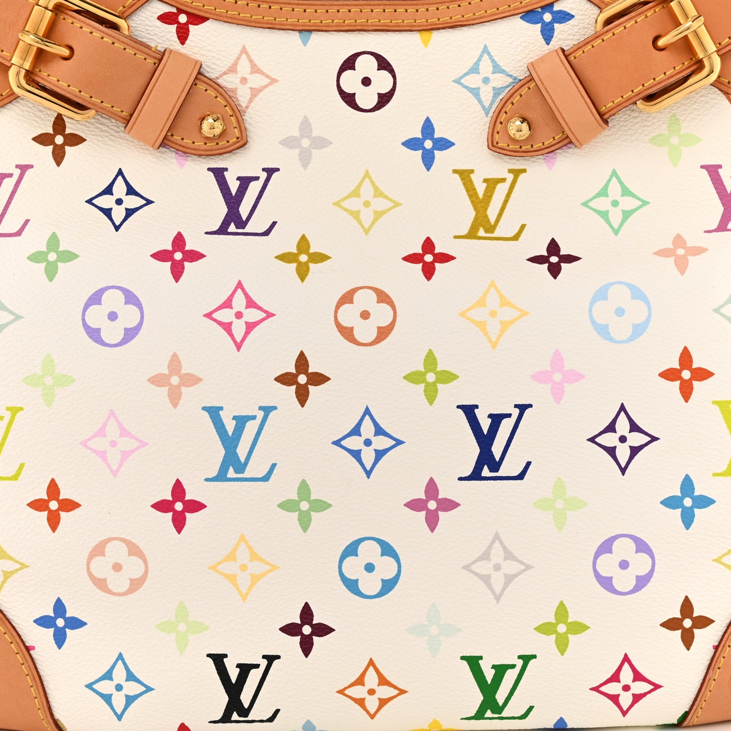 Monogram Multicolor Greta White