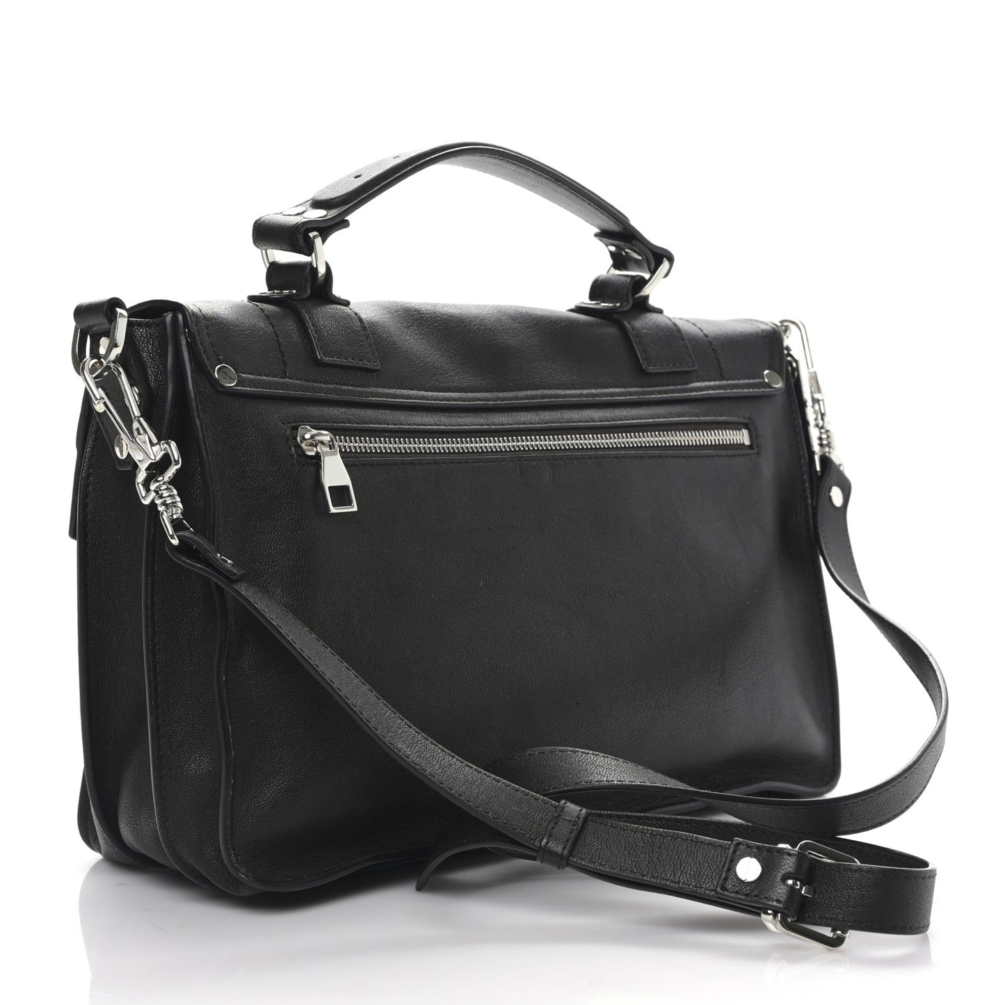 Lambskin Medium PS1 Satchel Expresso Dark Espresso