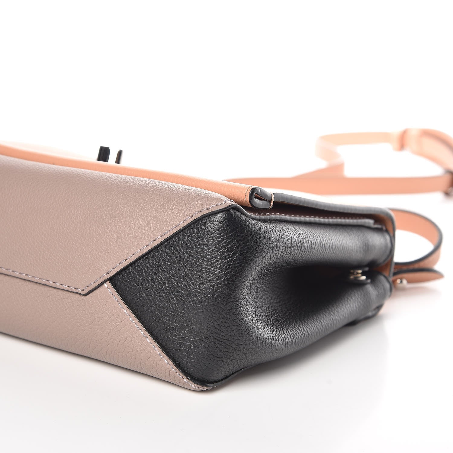 Louis Vuitton Calfskin Lockme II Chain Bag BB Venus Pink Black Magnolia 10 of 11