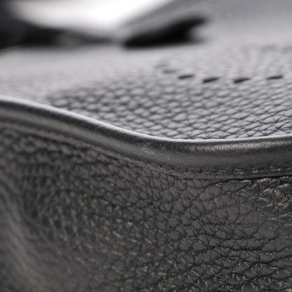 Hermes Taurillon Clemence Evelyne TPM Black 8 of 9