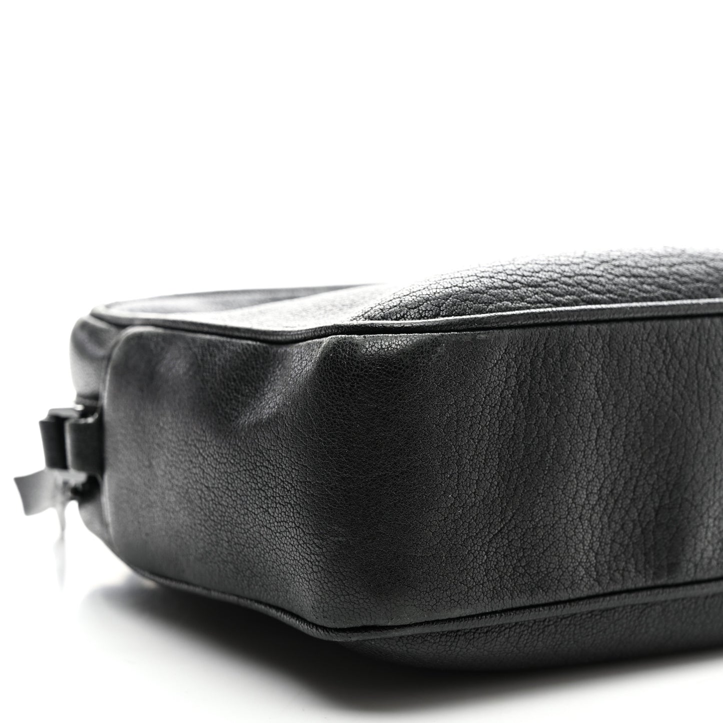 Lambskin Monogram Small Lou Camera Bag Black