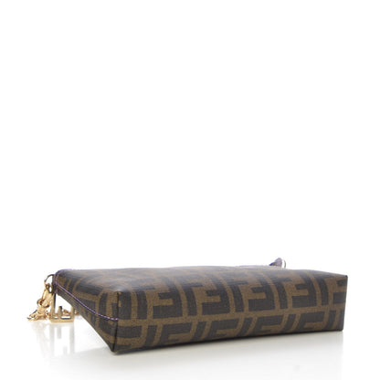 Fendi Zucca Spalmati Pochette Tobacco Viola 4 of 8