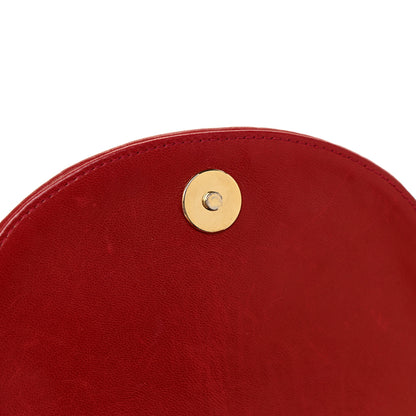 Chanel Lambskin Quilted Flap Tassel Camera Bag Red 11 of 21