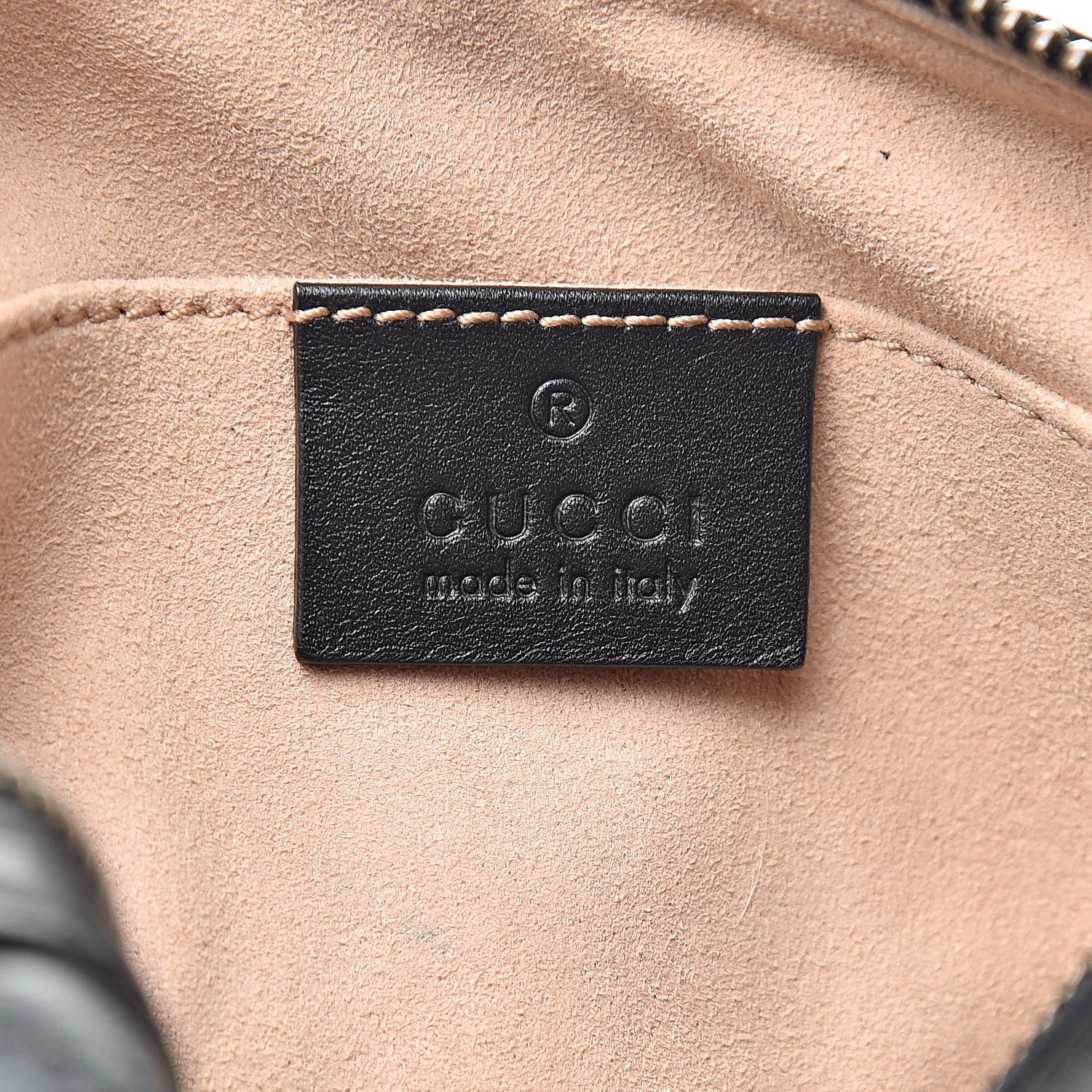 Gucci Calfskin Matelasse GG Marmont Cosmetic Case Black 6 of 9