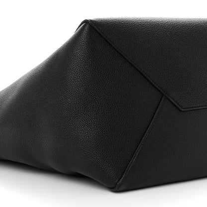 Celine Soft Grained Calfskin Medium Belt Cabas Phantom Black 9 of 10