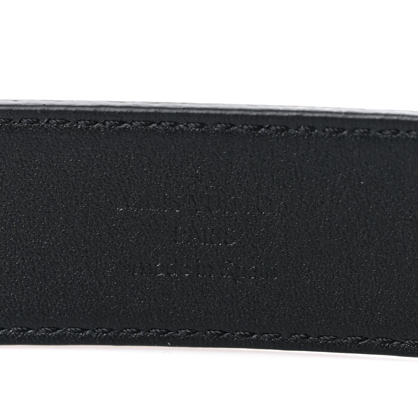 Glaze Calfskin Monogram Eclipse Ouest 30mm Belt 95/38