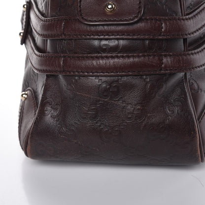 Gucci Guccissima Large Wave Boston Dark Brown 20 of 25