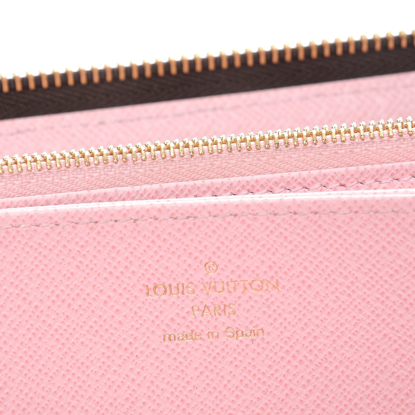 Monogram Zippy Wallet Rose Ballerine