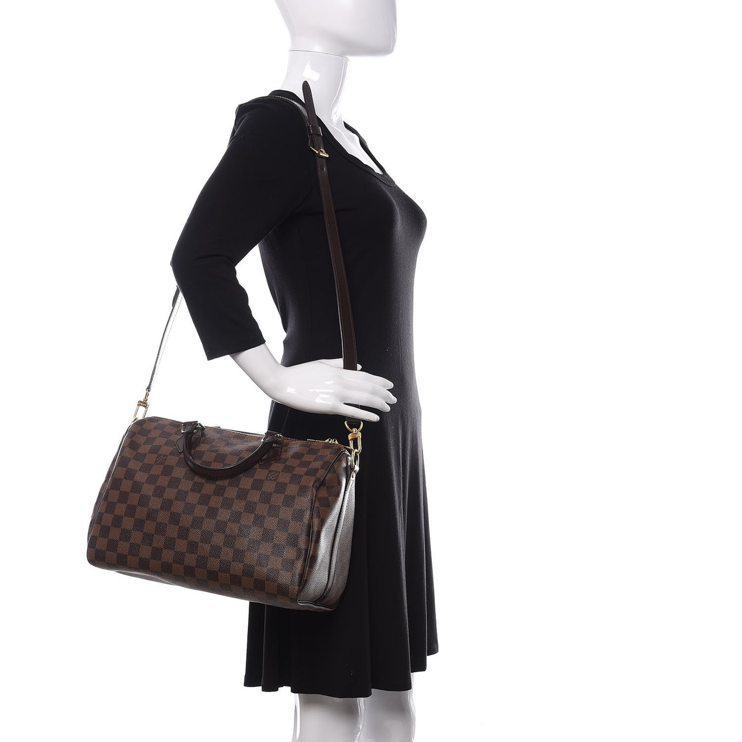 Damier Ebene Speedy Bandouliere 30