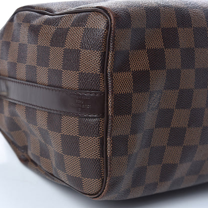 Louis Vuitton Damier Ebene Speedy Bandouliere 25 13 of 14