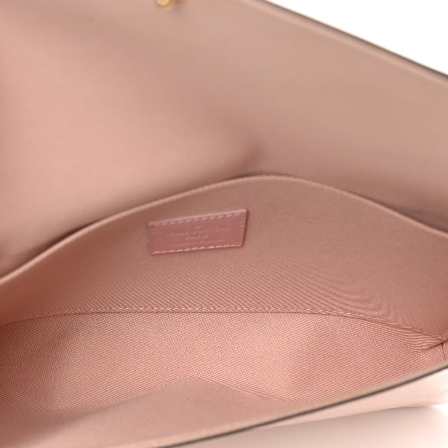 Louis Vuitton Vernis Felicie Chain Wallet Rose Ballerine 6 of 11