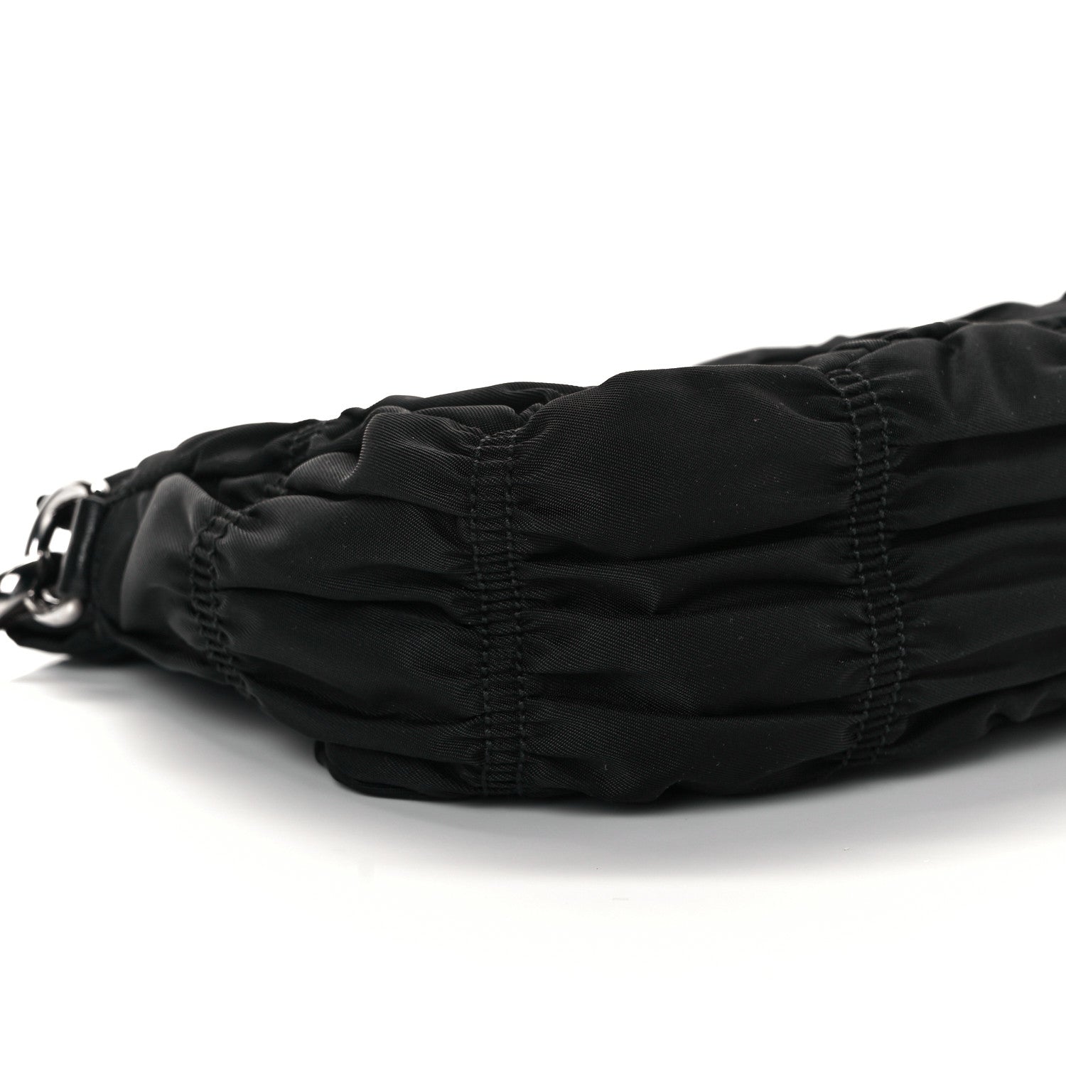 Prada Tessuto Nylon Gaufre Wristlet Black 19 of 24
