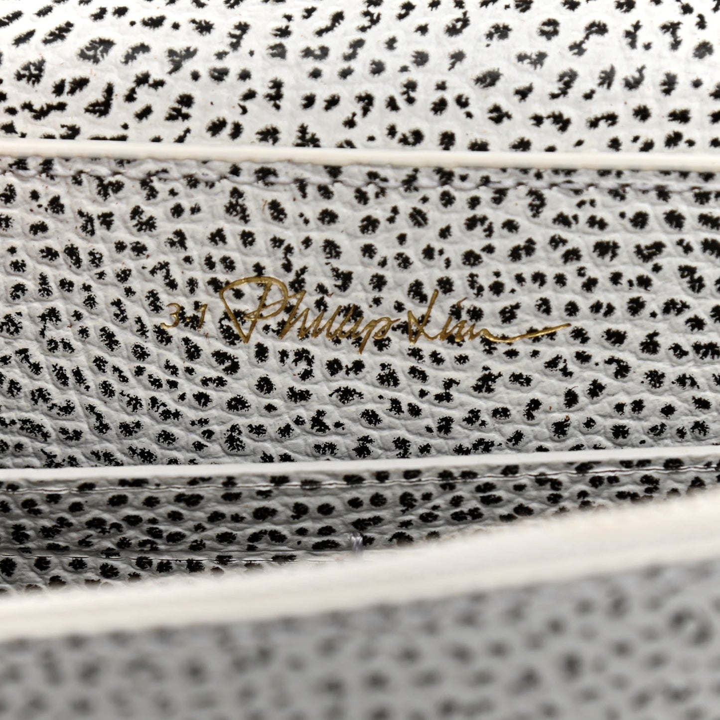 Textured Calfskin Soleil East West Shoulder Bag White
