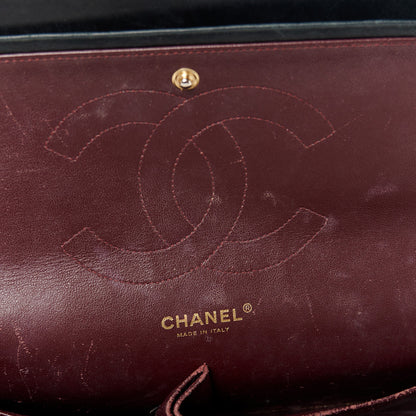 Chanel Lambskin Quilted Jumbo Double Flap Black 6 of 15